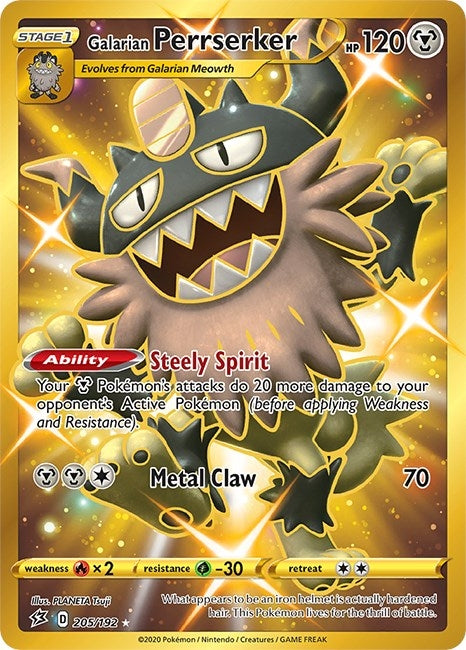 Galarian Perrserker Secret (205/192) [SWSH02]
