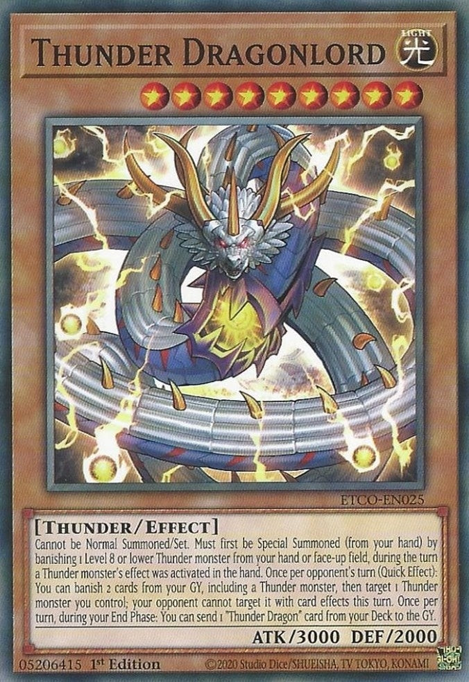 Thunder Dragonlord (ETCO-EN025) [ETCO]