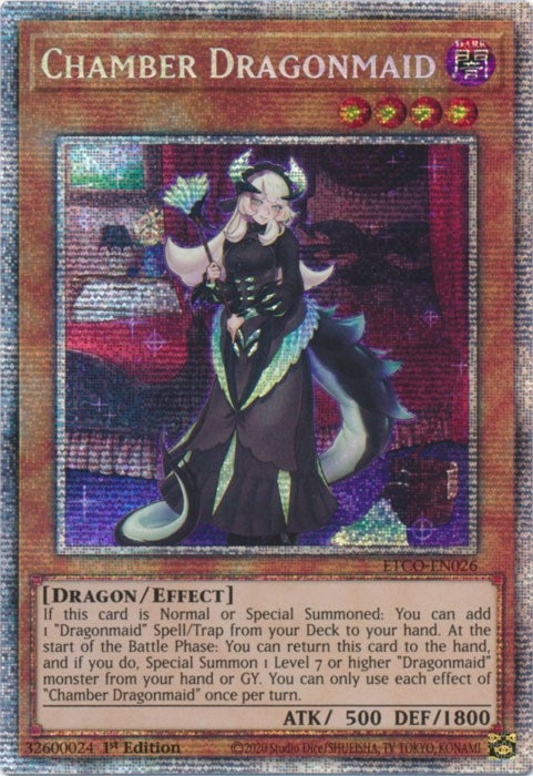 Chamber Dragonmaid Starlight Rare (ETCO-EN026) [ETCO]