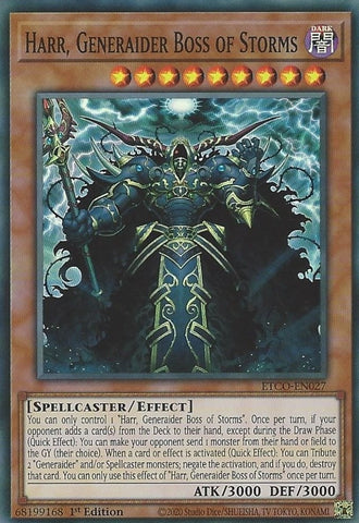Harr Generaider Boss of Storms (ETCO-EN027) [ETCO]
