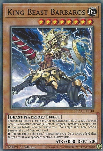 King Beast Barbaros (ETCO-EN030) [ETCO]