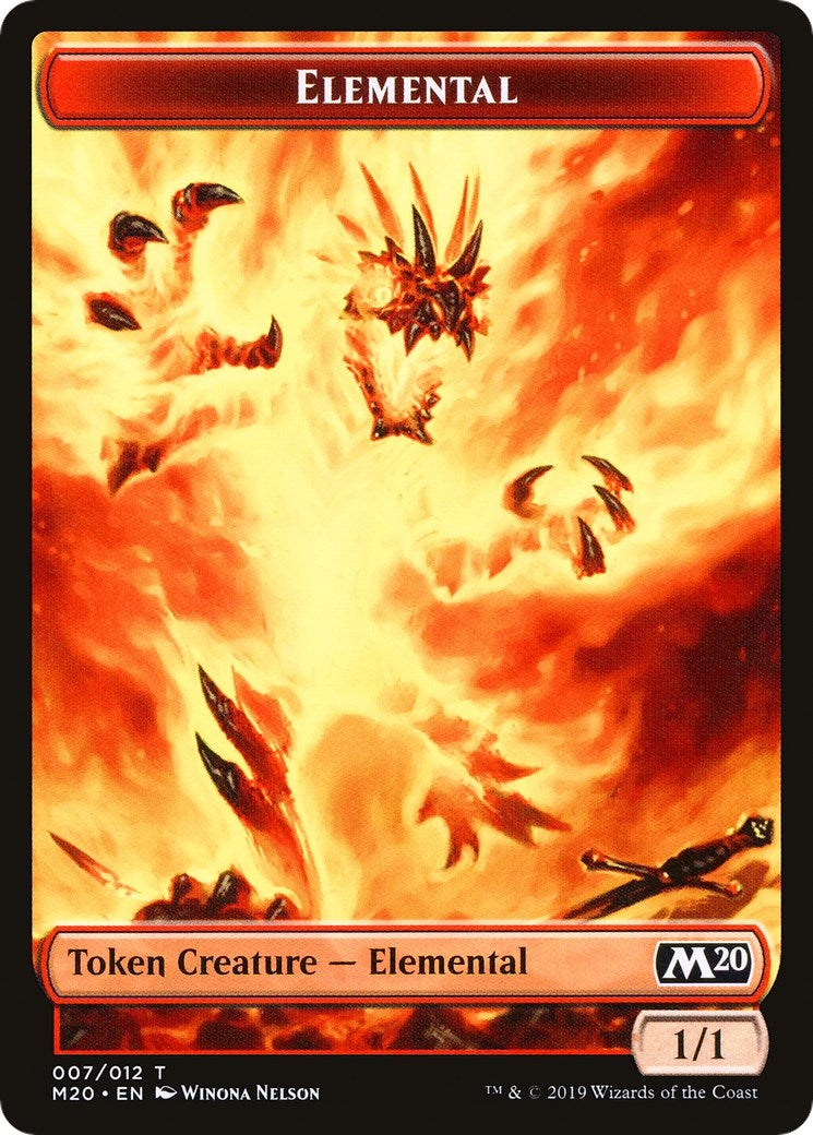Elemental Satyr Double sided Token Challenger 2020 [UMP]