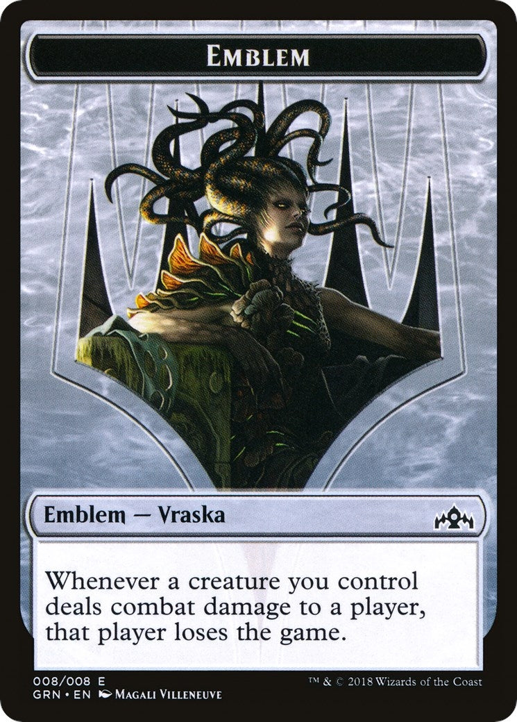 Emblem Vraska Human Double sided Token Challenger 2020 [UMP]