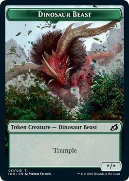 Dinosaur Beast Human Soldier 003 Double sided Token [IKO]