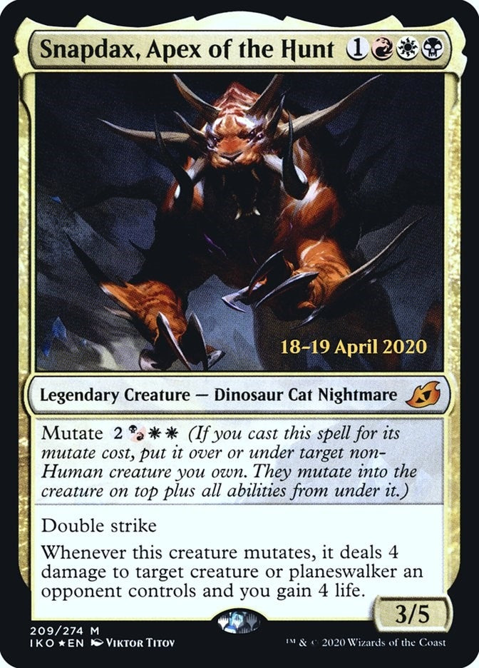 Snapdax Apex of the Hunt (209) [PRE]