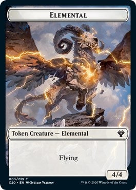 Elemental 003 Soldier Double sided Token [C20]
