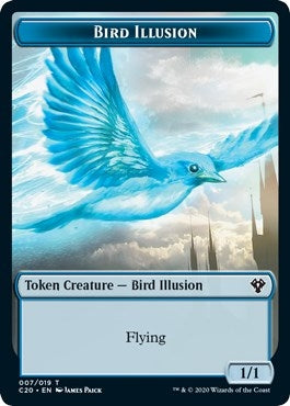 Bird Illusion Beast 011 Double sided Token [C20]