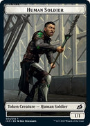 Human Soldier 004 Zombie Double sided Token [C20]