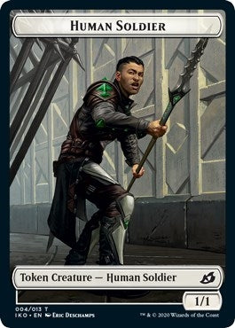 Human Soldier 004 Zombie Double sided Token [C20]