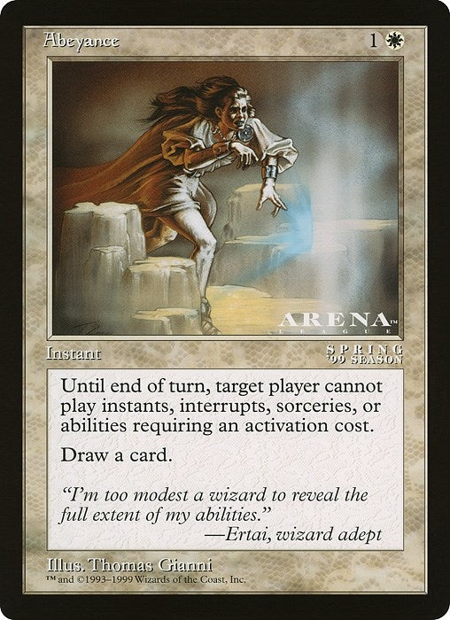 Abeyance Arena League [OVER]