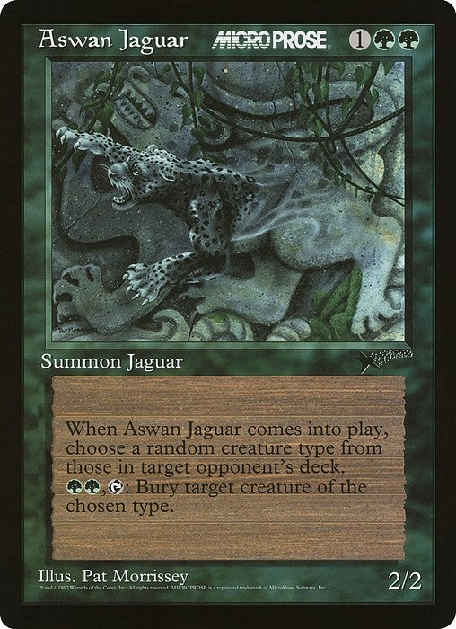 Aswan Jaguar MicroProse [OVER]