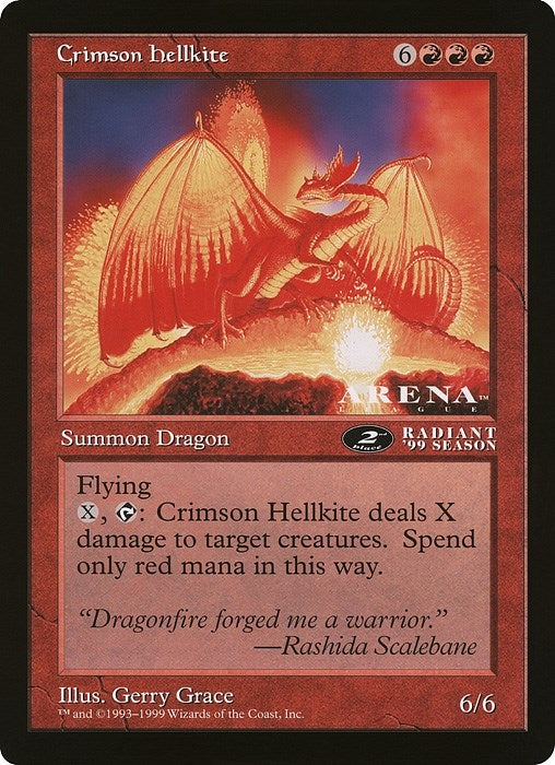 Crimson Hellkite 2nd place Arena League [OVER]