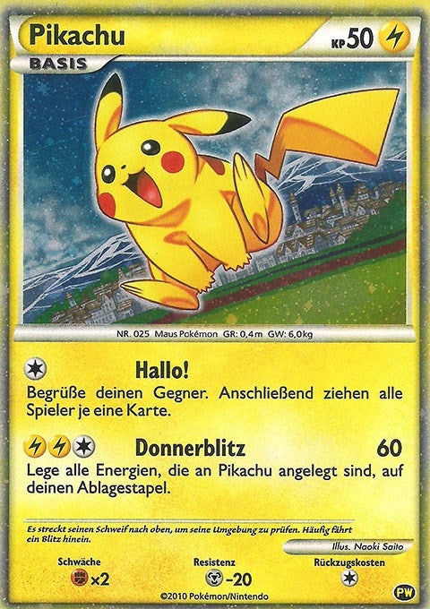 Pikachu German (PW 6) [PWCP]