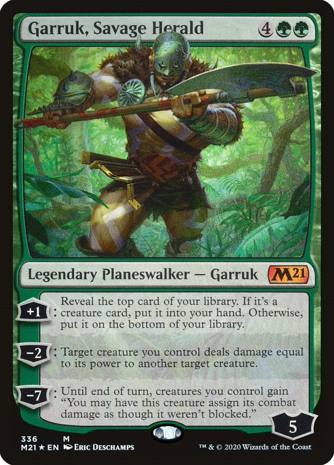 Garruk Savage Herald (336) [M21]