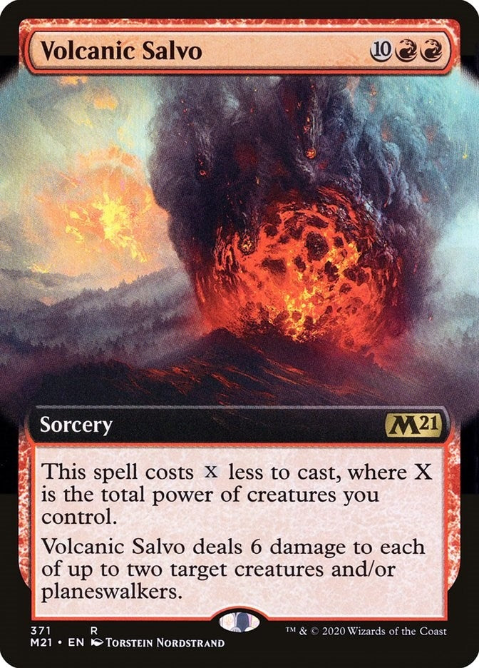 Volcanic Salvo Extended Art (371) [M21]