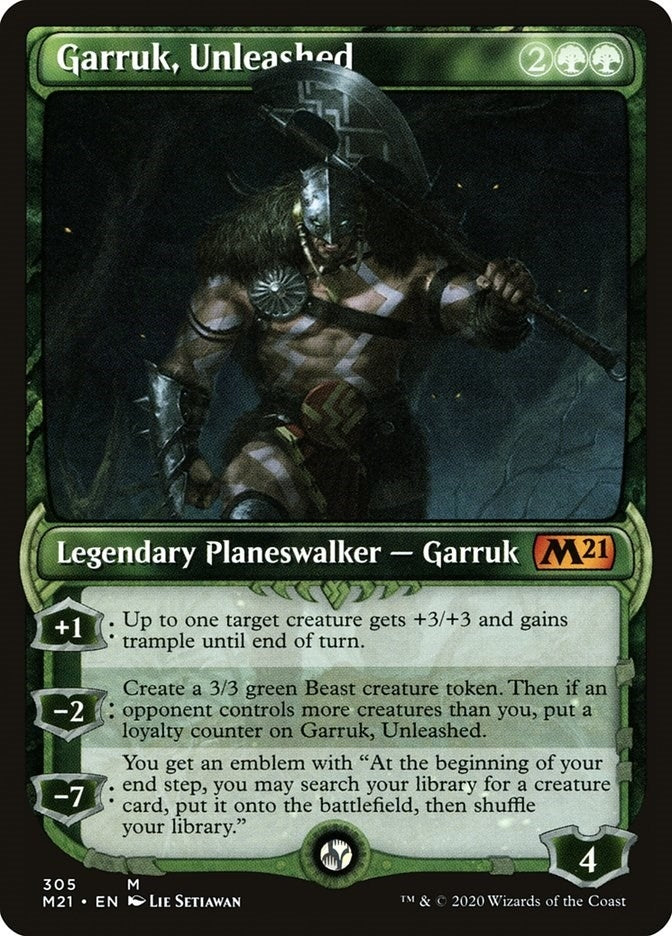 Garruk Unleashed Showcase (305) [M21]