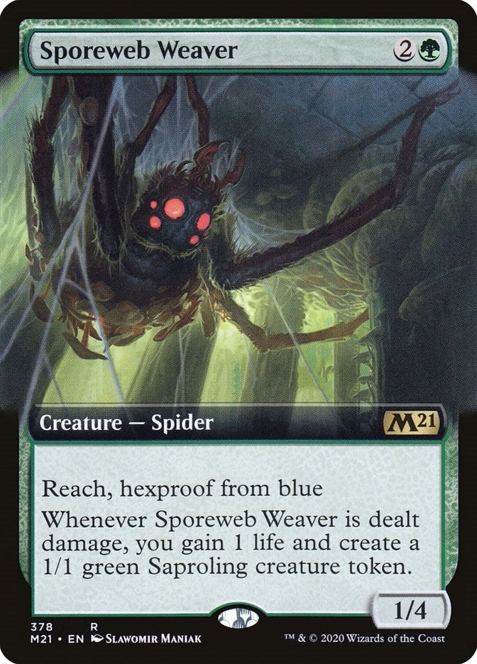 Sporeweb Weaver Extended Art (378) [M21]