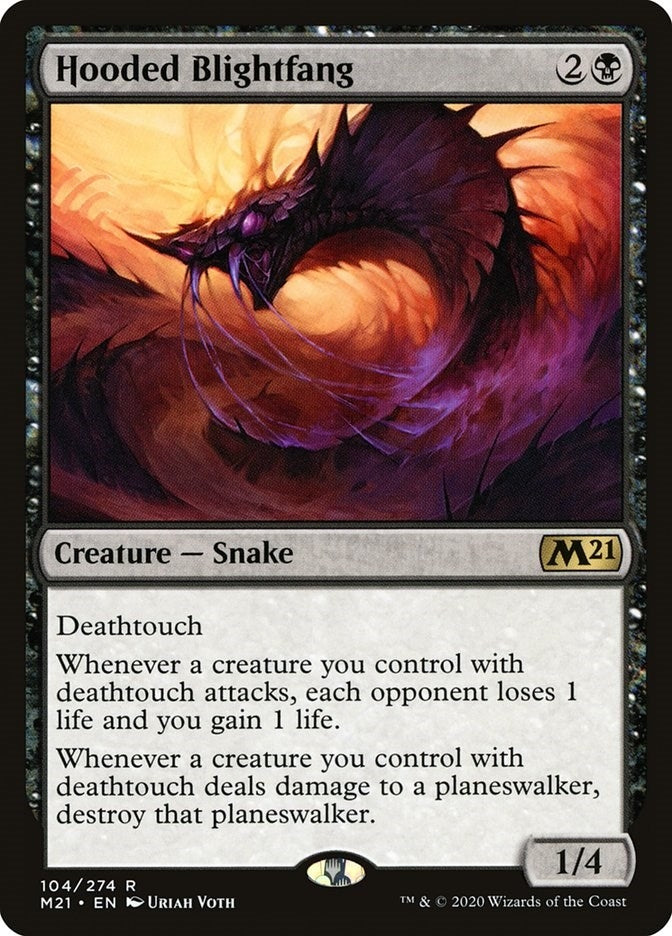 Hooded Blightfang (104) [M21]