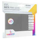 Image for GameGenic Matte Prime Sleeve - Standard Size - Dark Gray (100-Pack) - Card Sleeves