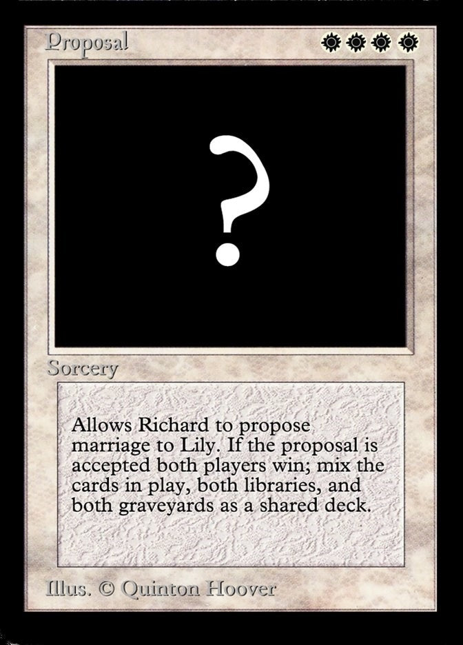 Proposal [SPECIAL]
