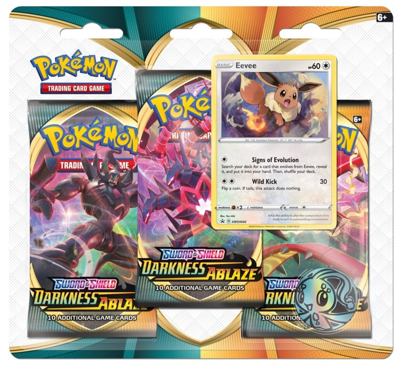 Darkness Ablaze 3 Pack Blister Eevee [SWSH03]