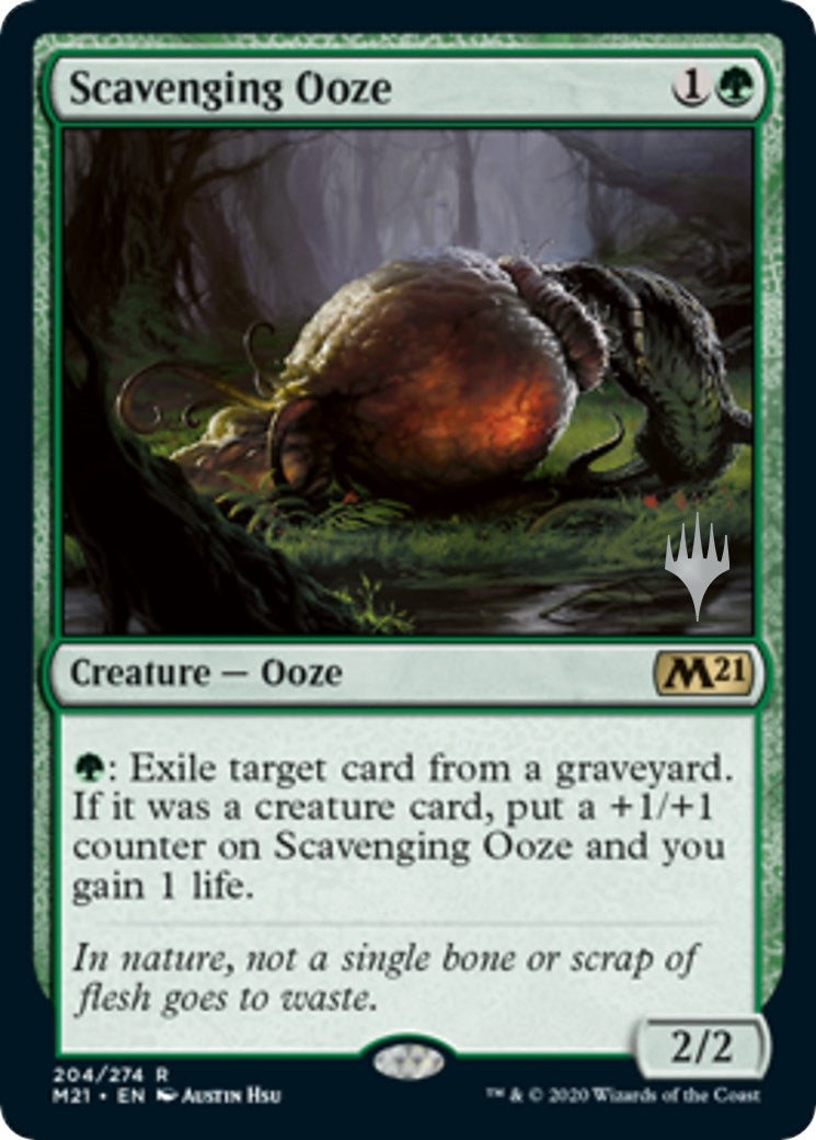 Scavenging Ooze (Promo Pack) [Core Set 2021 Promos]