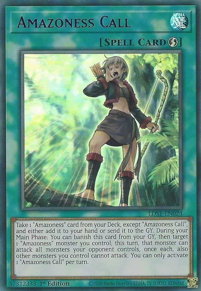 Amazoness Call Purple (LDS1-EN024) [LDS1]
