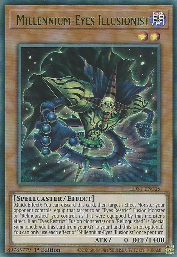 Millennium Eyes Illusionist Green (LDS1-EN045) [LDS1]