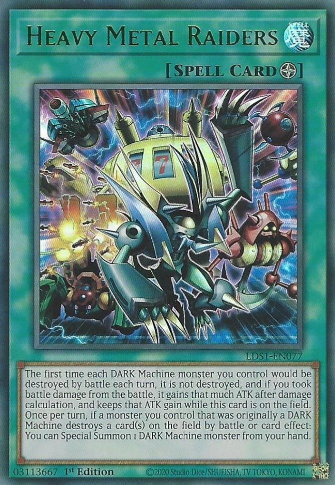 Heavy Metal Raiders Green (LDS1-EN077) [LDS1]