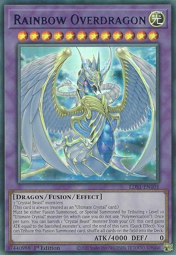 Rainbow Overdragon Blue (LDS1-EN101) [LDS1]
