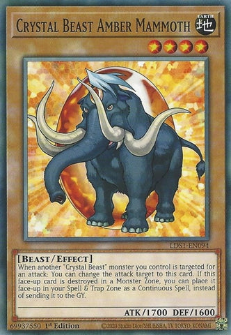 Crystal Beast Amber Mammoth (LDS1-EN094) [LDS1]