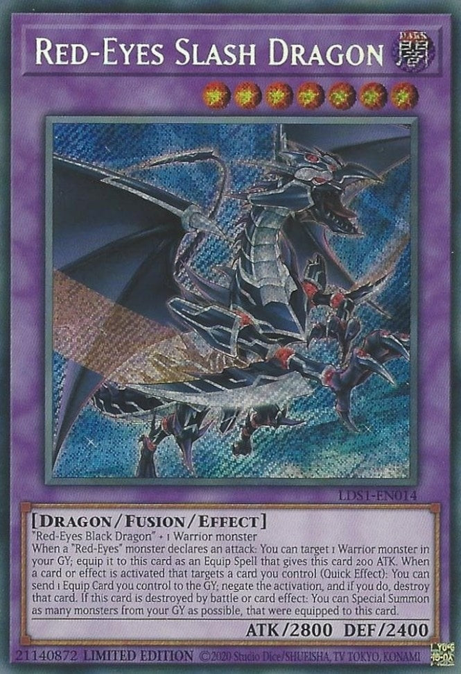 Red Eyes Slash Dragon (LDS1-EN014) [LDS1]