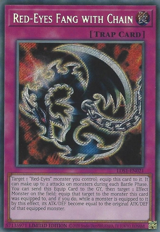 Red Eyes Fang with Chain (LDS1-EN021) [LDS1]