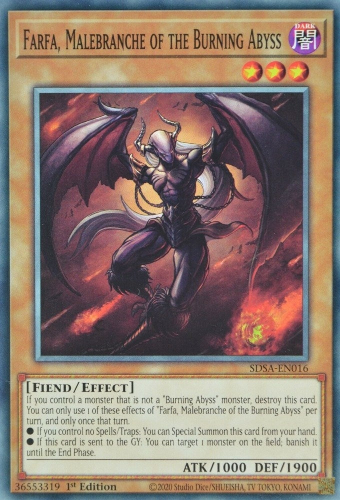 Farfa Malebranche of the Burning Abyss (SDSA-EN016) [SDSA]