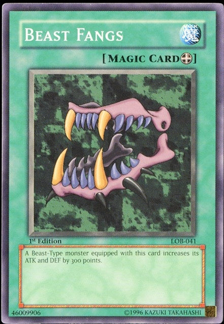 Beast Fangs (LOB-041) [LOB]