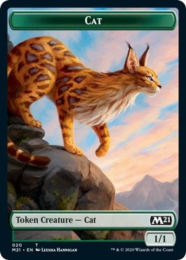 Cat 020 Zombie Double sided Token (20) [M21]