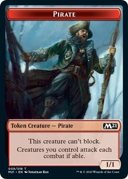 Pirate Treasure Double sided Token (9) [M21]