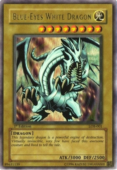 Blue Eyes White Dragon (LOB-001) [LOB]