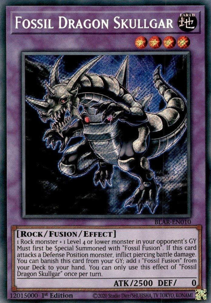 Fossil Dragon Skullgar [BLAR-EN010] Secret Rare
