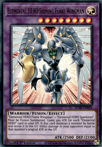 Elemental HERO Shining Flare Wingman (BLAR-EN054) [BLAR]