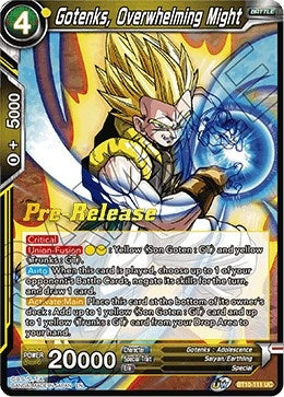 Gotenks, Overwhelming Might (Rise of the Unison Warrior) [BT10-111]
