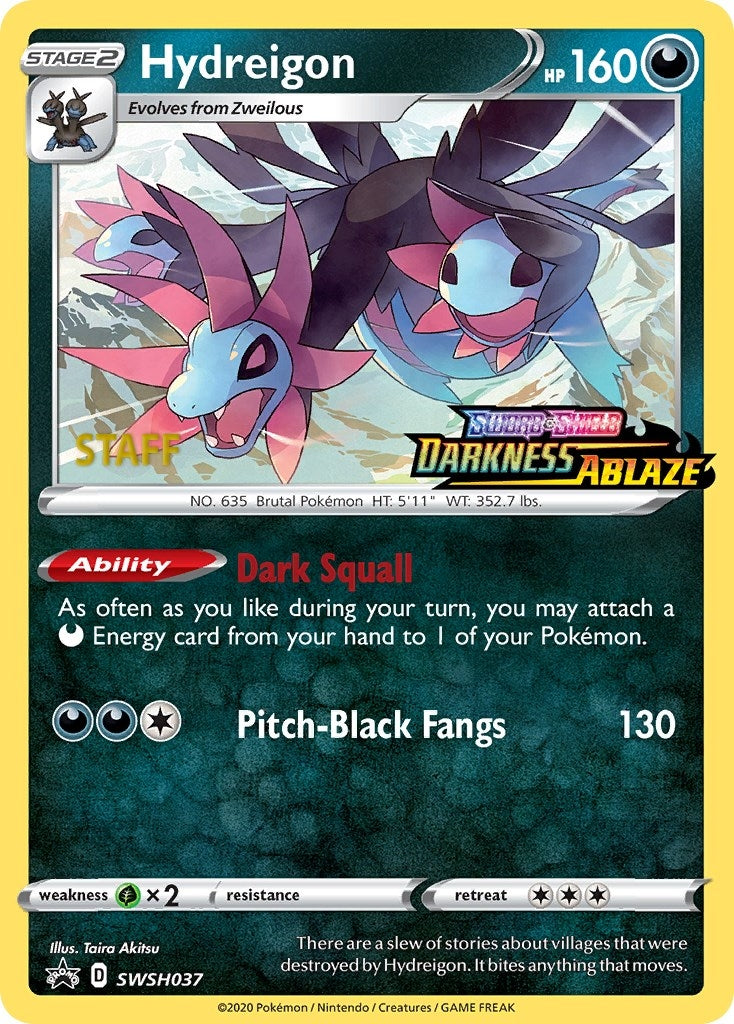 Hydreigon SWSH037 Prerelease Staff (SWSH037) [SWSD]