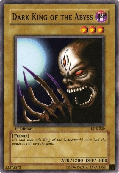 Dark King of the Abyss (LOB-020) [LOB]