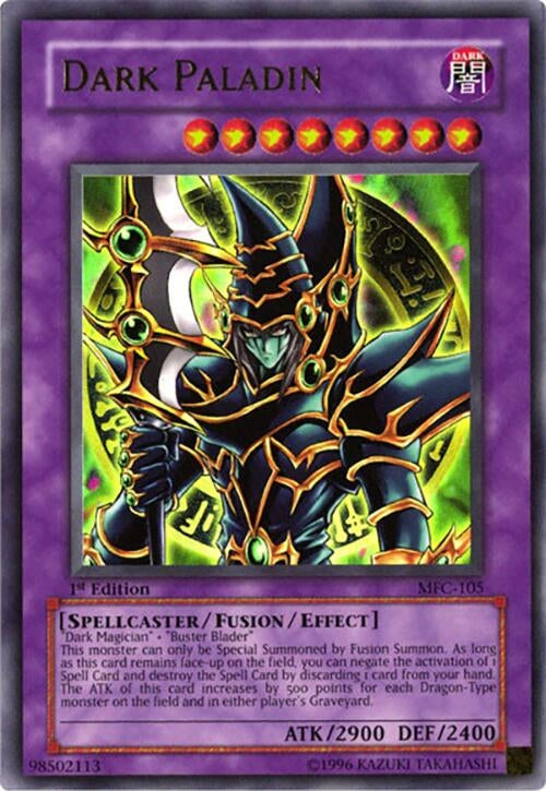 Dark Paladin 1st Edition Artwork (MFC-105)
