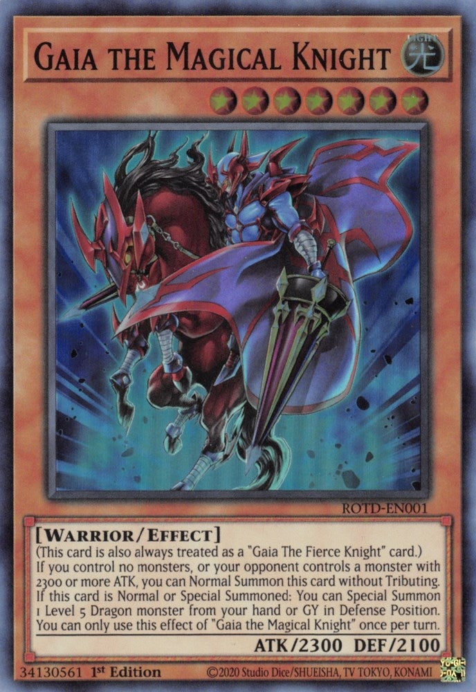 Gaia the Magical Knight (ROTD-EN001) [ROTD]