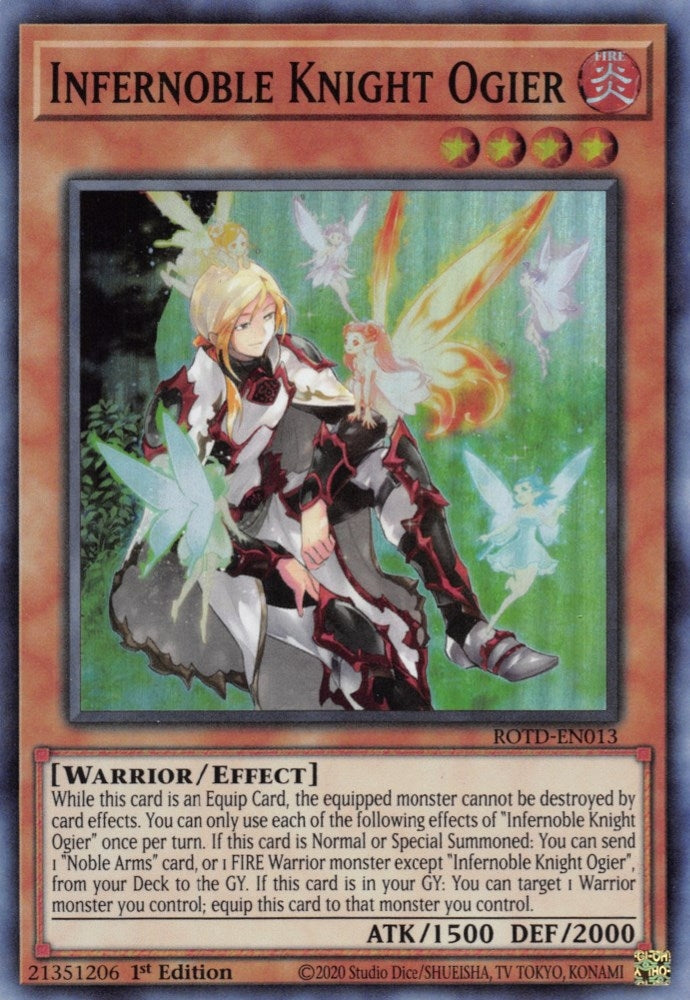 Infernoble Knight Ogier (ROTD-EN013) [ROTD]