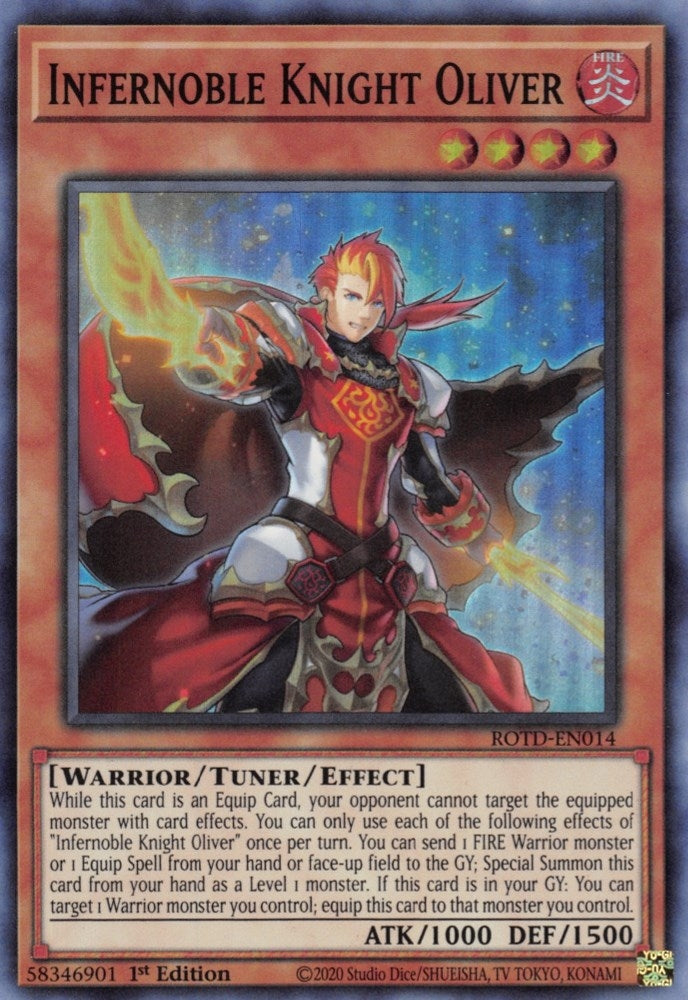 Infernoble Knight Oliver (ROTD-EN014) [ROTD]