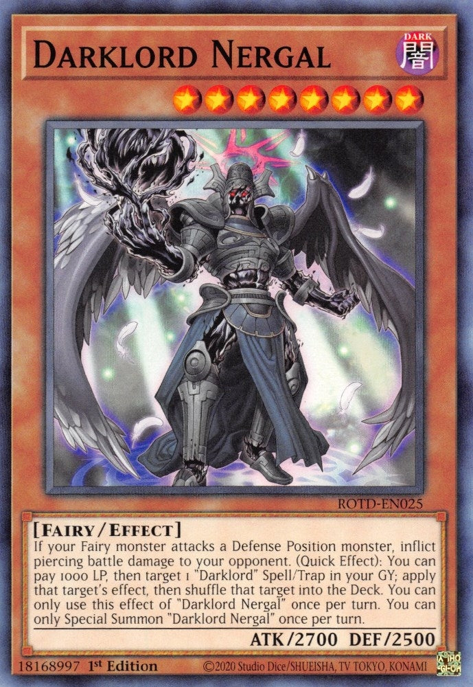 Darklord Nergal (ROTD-EN025) [ROTD]