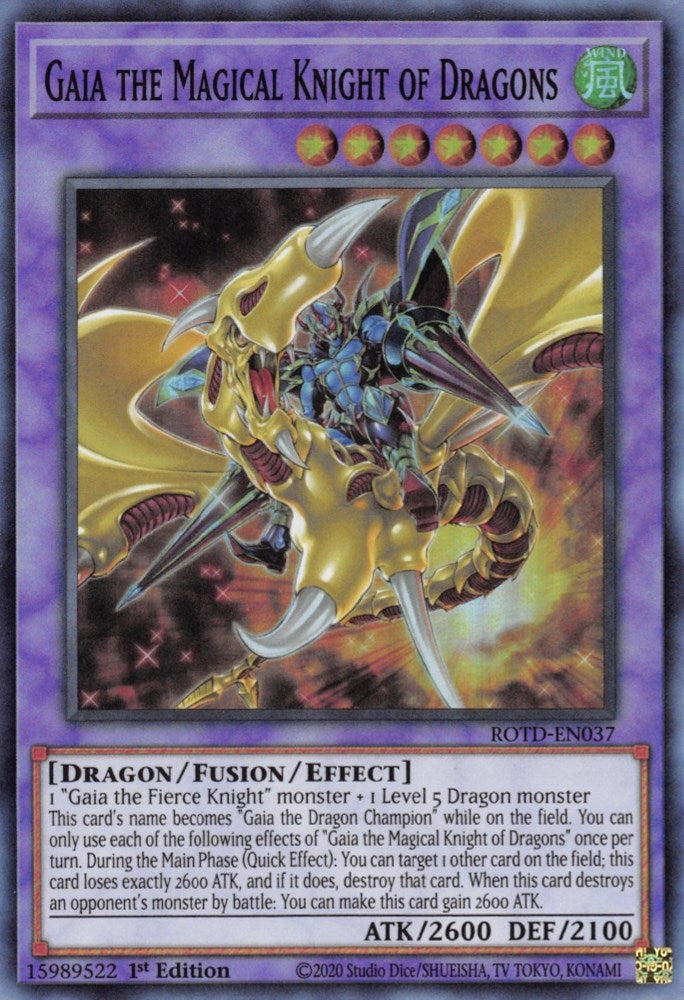 Gaia the Magical Knight of Dragons (ROTD-EN037) [ROTD]