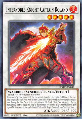 Infernoble Knight Captain Roland (ROTD-EN041) [ROTD]